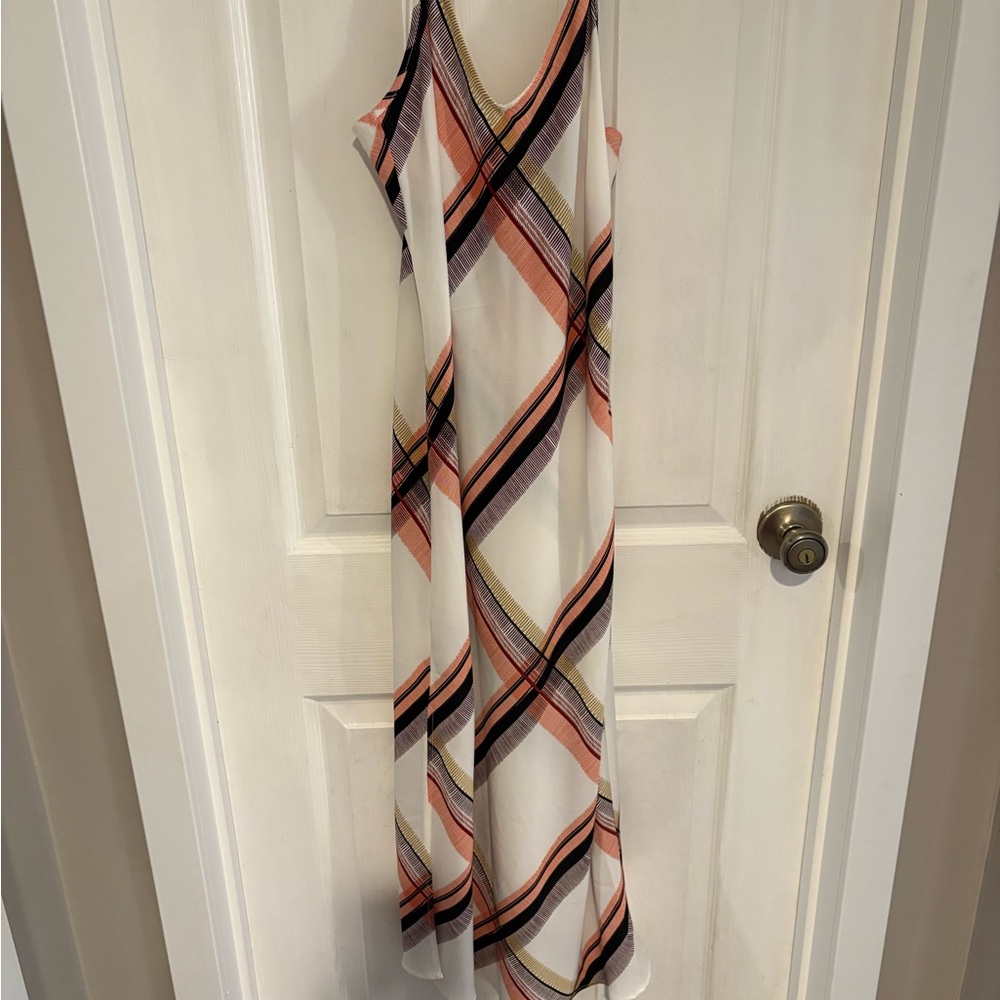 Multicolor Striped Maxi Dress